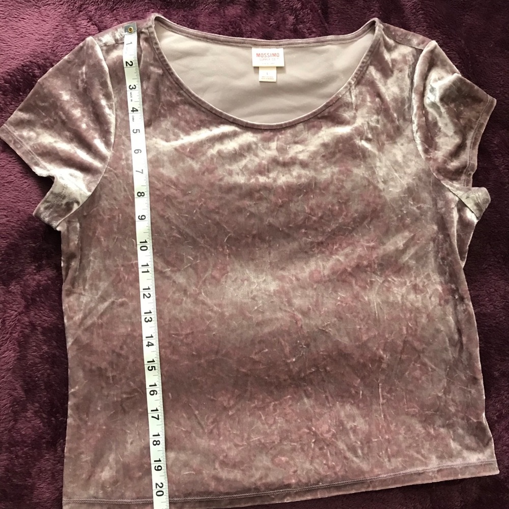 Mossimo velvet top